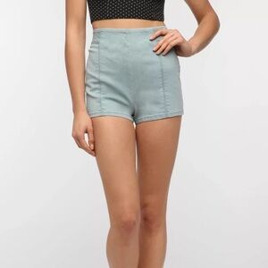 Urban Outfitters Kimchi Blue Rosie Pin Up Shorts Cotton Retro High Waist
